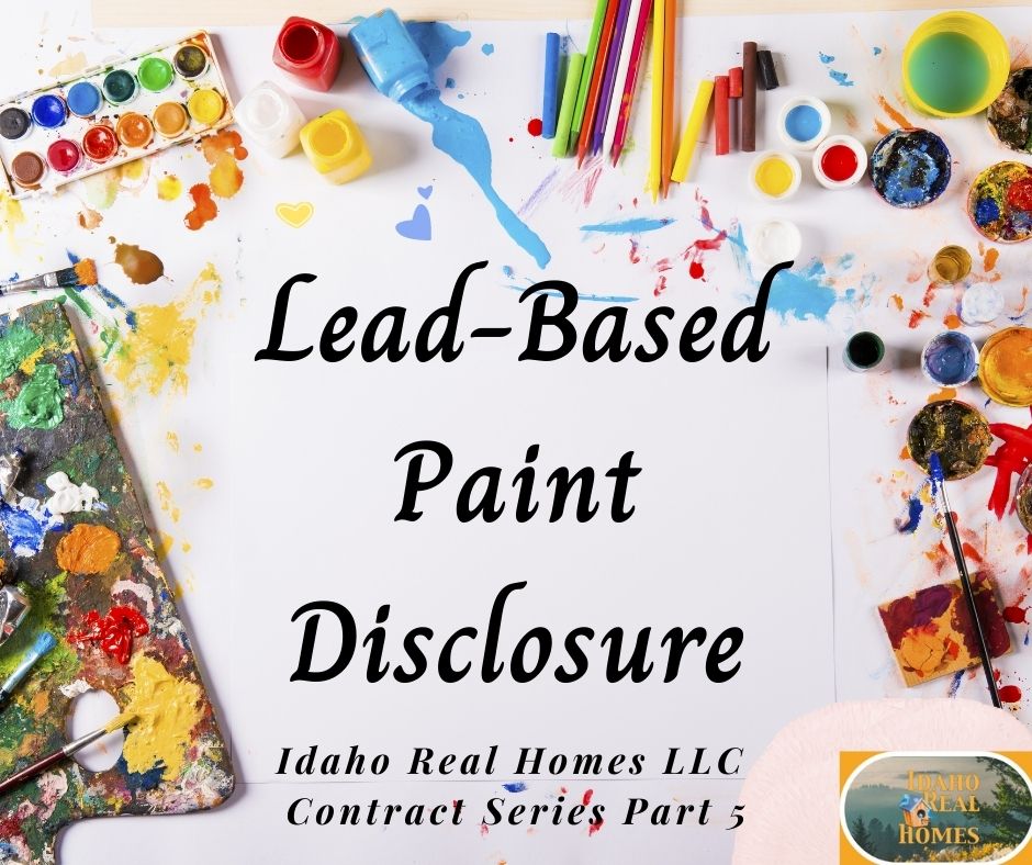 Lead Base paint Disclosures Contract