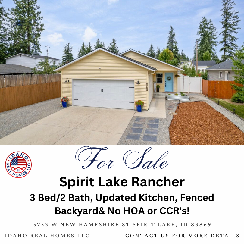 5753 W New Hampshire St Spirit Lake Idaho 83869