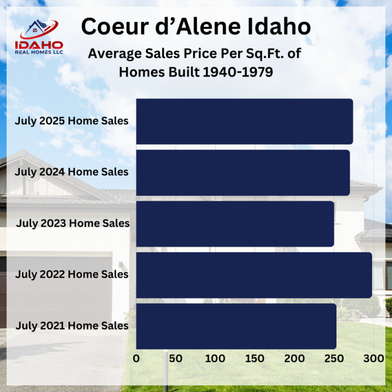 Coeur d'Alene Idaho Home Values July 2025